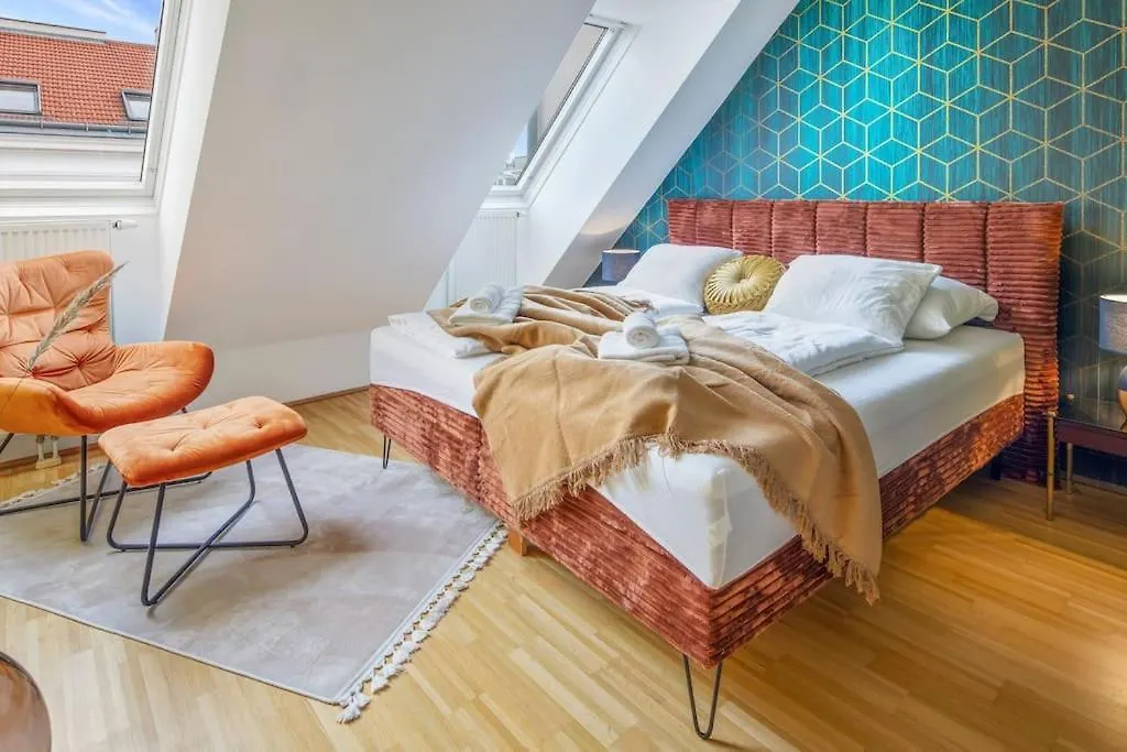 וינה „Luxury Loft View“ 4Br / Near Centre / Schoenbrun דירה